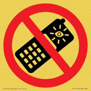 P910 Prohibition: No camera phones